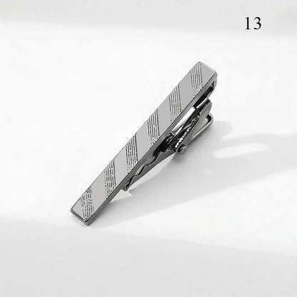 Men’s Fashion Tie Clip Pin - Metal Necktie Bar for Business, Wedding & Party Suit Accessories Gift