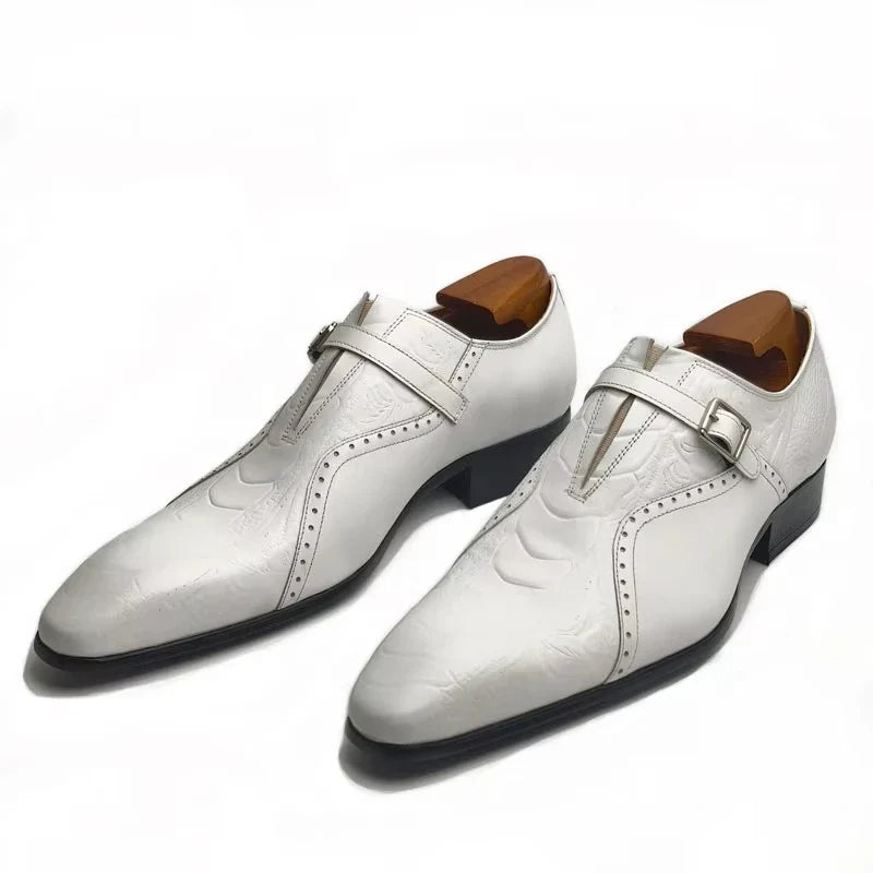 Men’s Genuine Leather Loafers - Soft Comfortable Formal Dress Shoes for Office, Wedding & Party