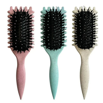 Curly Hair Styling Brush - Tangle-Free Curl Shaping Comb for Men & Women