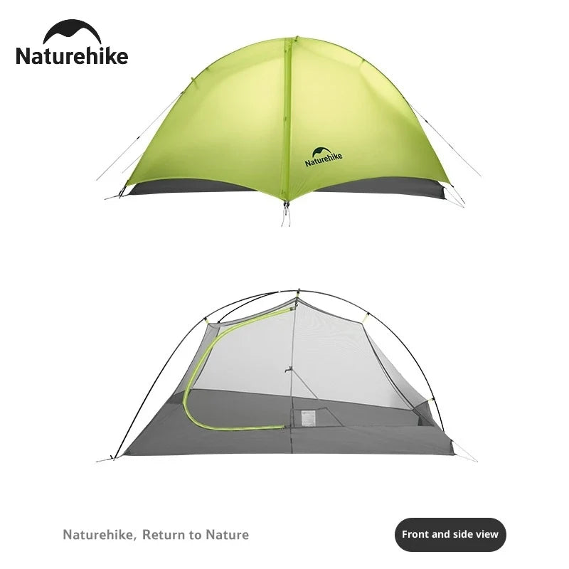 Naturehike Star Trails EXT Hiking Tent - Ultralight 1-2 Person Waterproof Backpacking Tent with 10D Nylon