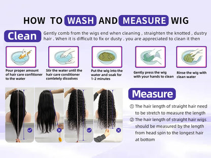 250% HD Remy 13x6 Body Wave Lace Front Wig – 30/40 Inch Pre-Plucked Transparent Brazilian Lace Frontal Human Hair Wig for Women