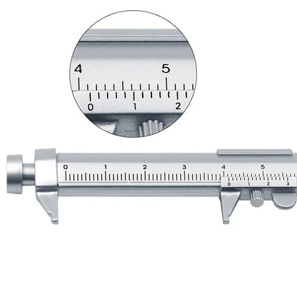 Multifunction Caliper Ballpoint Pen — 0.5mm Gel Ink Roller Pen with Vernier Caliper Design, Creative Stationery