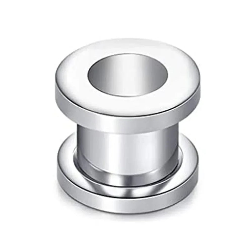 Rose Gold Stainless Steel Ear Plugs & Tunnels - Screw Fit Gauges Body Piercing Jewelry 3mm-20mm