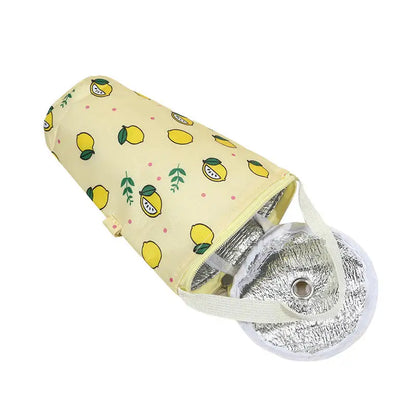 Portable Milk Tea Tote Bag – Insulated Heat Preservation Cup Carrier, Handbag for Drinks, Umbrella, and Camping Accessories