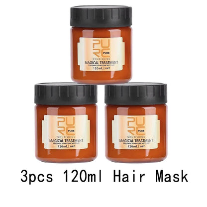 PURC 5-Second Magic Hair Mask — Argan Oil Nourishing Repair for Damaged, Frizz-Prone Hair