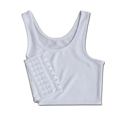 Flat Breast Binder Tomboy Tank Top – Seamless Summer Shaper Vest for Women