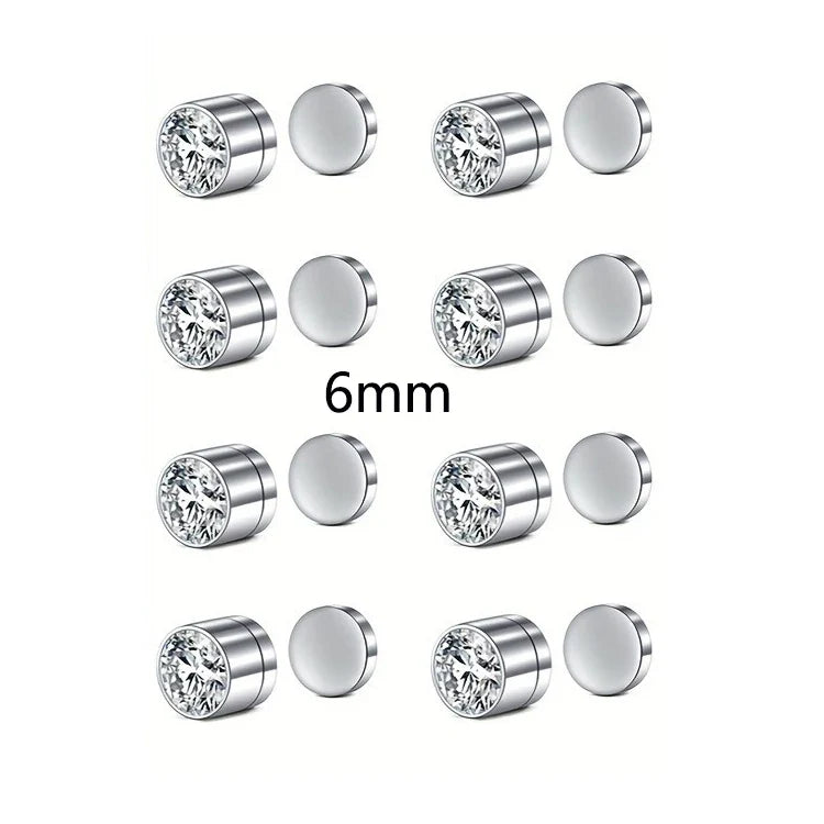 Magnetic Faux Nose Stud Set - 2 Piece No Piercing Punk Style Women’s Vintage Nose Jewelry