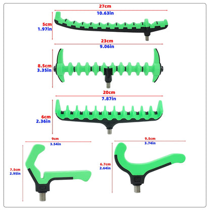 Hirisi Feeder Rod Rest Head – Plastic Carp Fishing Buzz Bar Accessory AC202