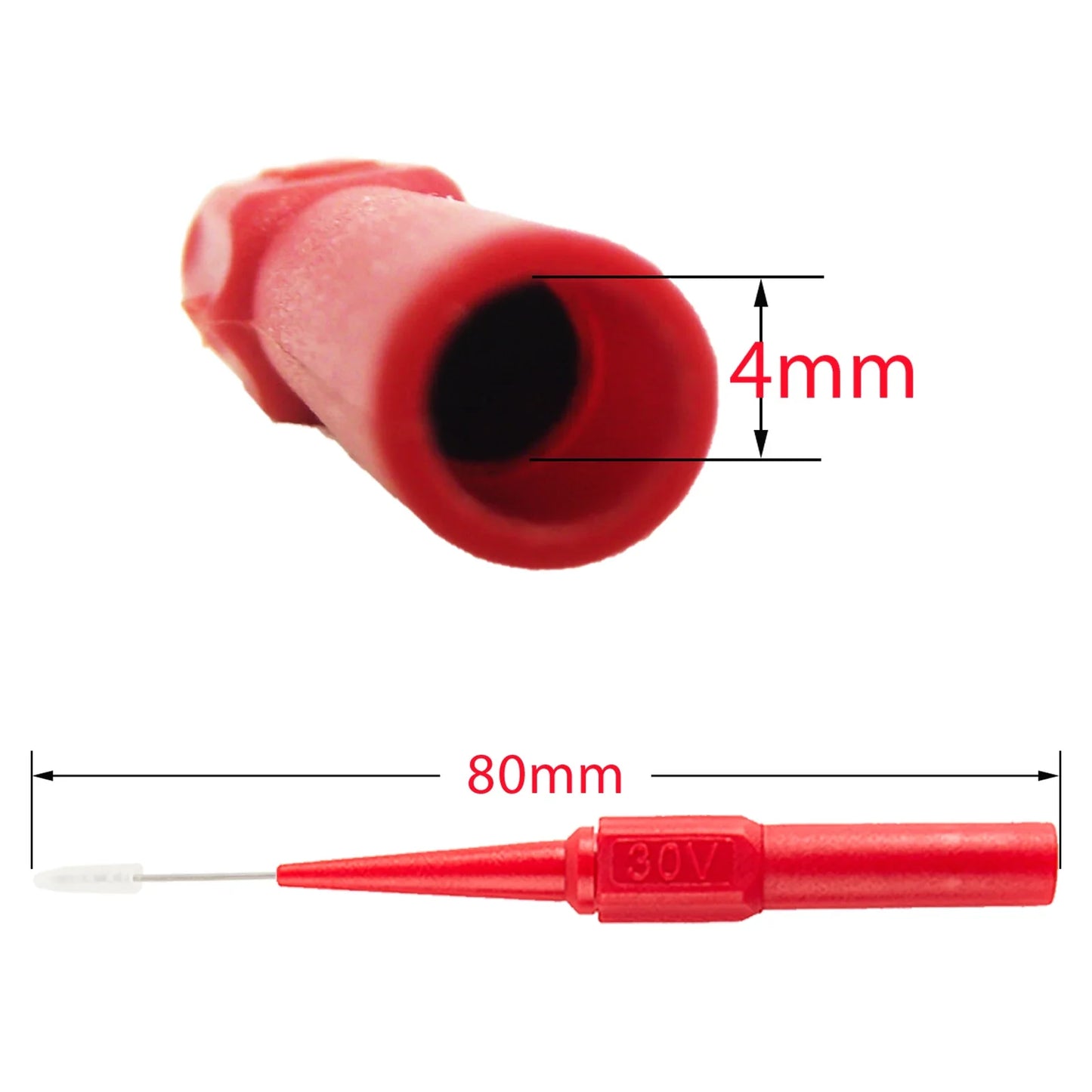 Insulated Piercing Test Clips - Automotive Circuit Detection & Diagnostic Probe Cable Tool