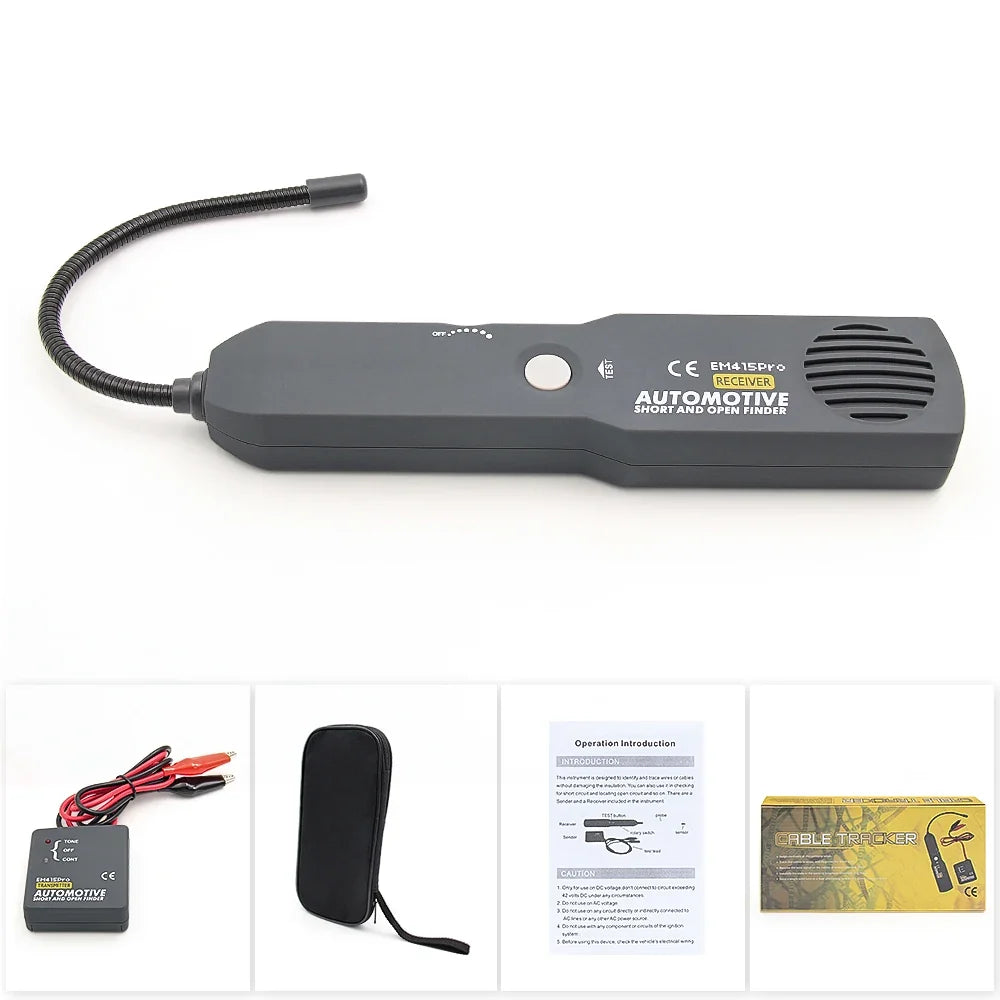 EM415PRO Automotive Circuit Tester - 6-42V Short Cable Tracker & Open Wire Finder for Car Diagnostics