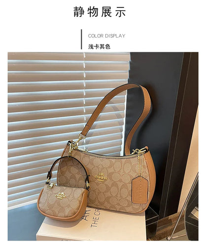 2025 Modern Vintage Cherry Crossbody Bag – Mahjong-Style Chain Shoulder & Underarm Bag, Women’s Light Luxury