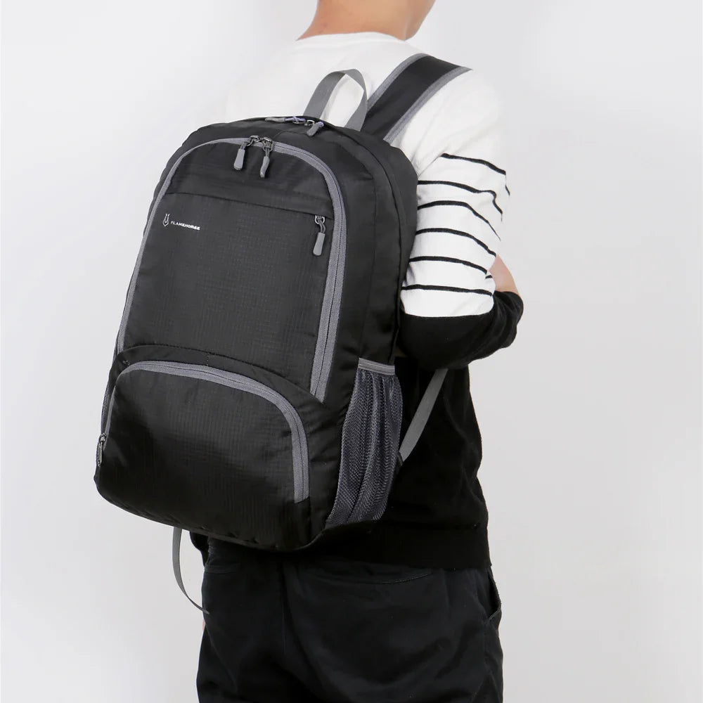 Lightweight Foldable Backpack - Waterproof Packable Daypack for Men & Women, Outdoor Travel, Hiking, Cycling & Camping Shoulder Bag