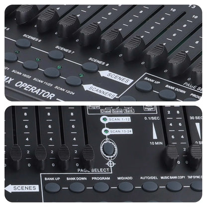 Yiflamefly 384 Channel DMX512 Lighting Controller - Stage Light Programming Console for DJ, Concert & Professional Events