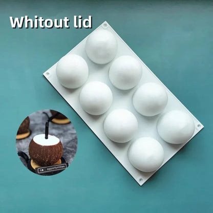 3D Fruit Shape Silicone Cake Mold — French Dessert Baking Tools for Brownies, Mousse & Pastry Decoration