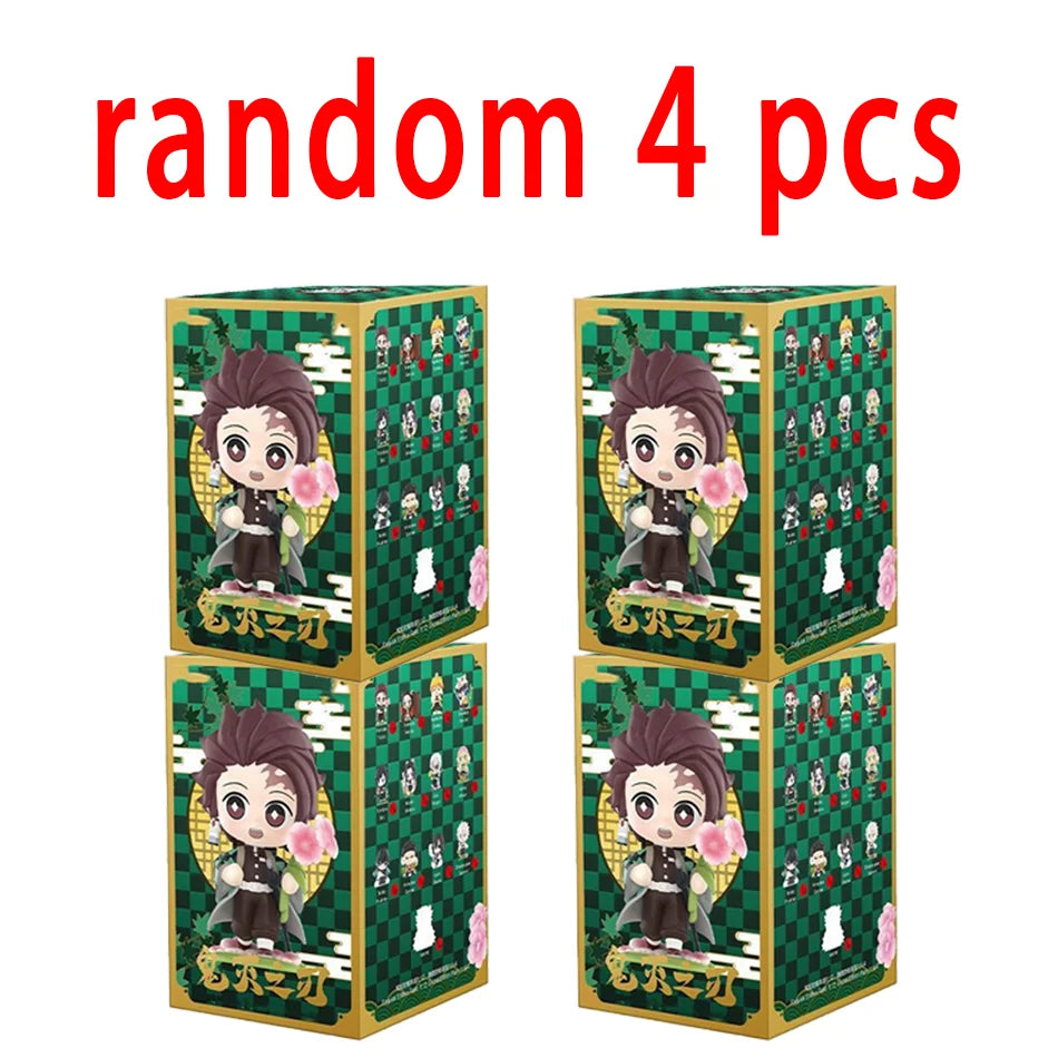 Demon Slayer Tanjiro & Nezuko Figure Blind Box – Anime Cartoon Statue Model Ornament, Creative Surprise Gift