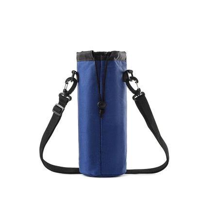 Portable Insulated Water Bottle Bag - Oxford Cloth Cooler Carrier for Camping & Outdoor Activities 1.5L