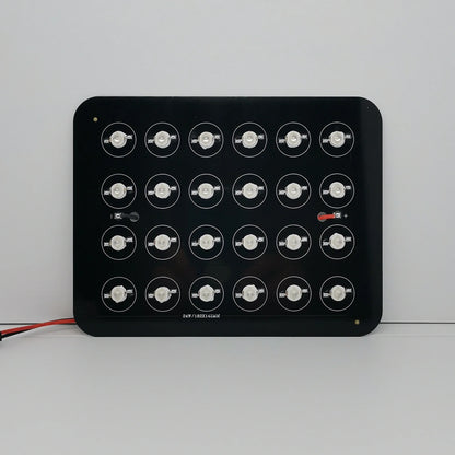 24W Royal Blue LED PCB Light - 450nm-455nm DIY Lamp for Plant Aquarium Lighting