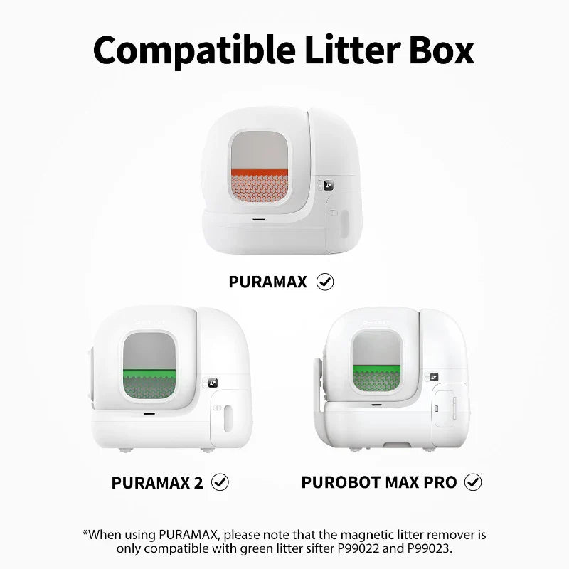Original PETKIT Magnetic Cat Litter Remover Set – Accessory for PURAMAX 2 & PUROBOT MAX PRO Smart Cat Toilets