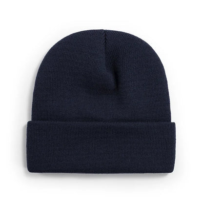 Winter Knit Beanie Hat - Warm Stretch Skull Cap for Boys Girls Adults in Black White Blue Pink & More Colors