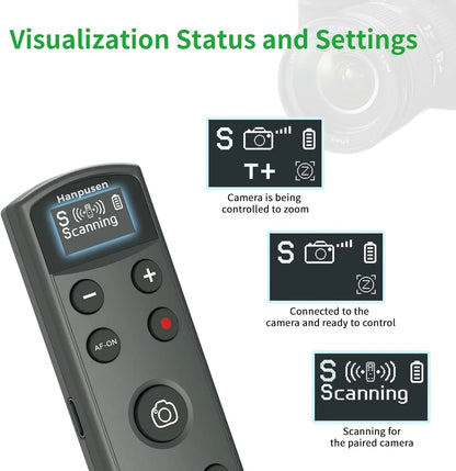 RMT-P1BT USB-C Wireless Camera Remote Shutter - Bluetooth Control for Sony A7 Series, ZV Series, FX30 & Alpha Cameras