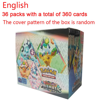 360PCS Pokémon Trading Card Booster Set – Destined Rivals, Prismatic Evolutions & Scarlet & Violet 151 PALDEAN English Cards Pack