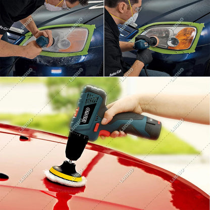 3–7 Inch Sandpaper & Polishing Sponge Set 100–5000 Grit – Car Headlight Restoration Buffing Discs for Waxing, Sanding & Polishing