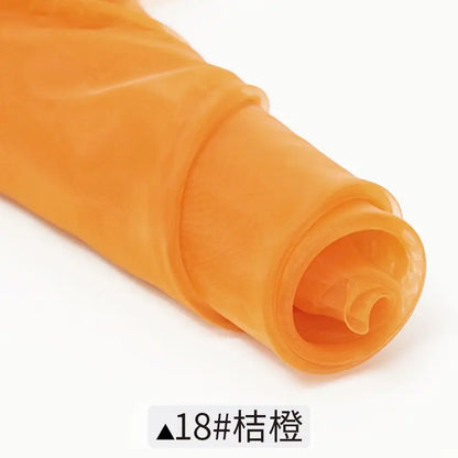 Sheer Organza Fabric Roll - Wedding Party Decoration Material For Romantic Birthday And Event Decor