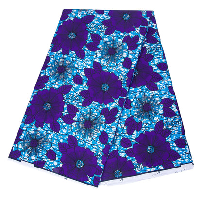 African Real Wax Ankara Fabric - Nigerian Print 100% Polyester Fabric for Women