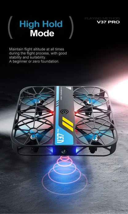 4DRC V37 Mini 8K Drone – Portable 4K HD WiFi FPV Quadcopter with Camera, RC Helicopter Toy & Family Gift