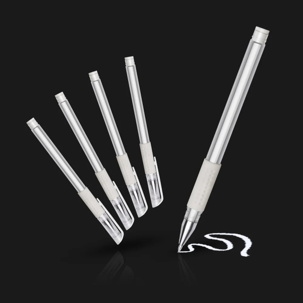 2PCS Eyebrow Marker Pens — Microblading & Permanent Makeup Surgical Skin Tattoo Accessories White Scribe Tools