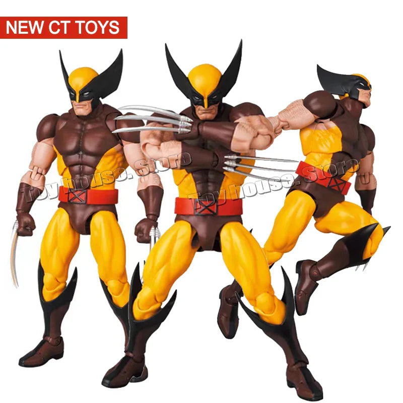 Ct Toys Wolverine Deadpool Mafex 138 Action Figure - Deadpool 3 Movie Model Statue for Collection & Gifts