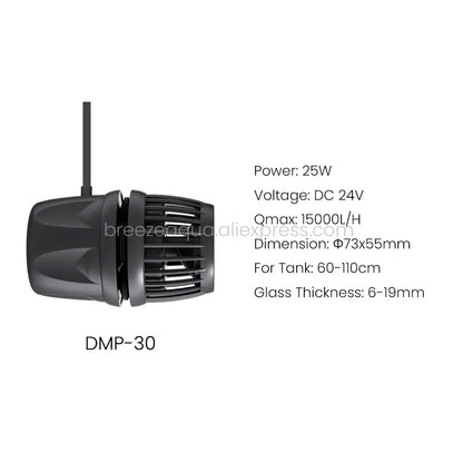 Jebao Jecod Smart Bluetooth Wavemaker Pump – Cordless App Control for Freshwater & Saltwater Aquariums (DMP-10/20/30/40)