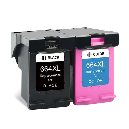 Reprinpic 664XL Ink Cartridge – High Yield Compatible Replacement for HP 664 DeskJet 1115/2135/2675/3635/3775/4536/4538/5075/5275 Printer Ink