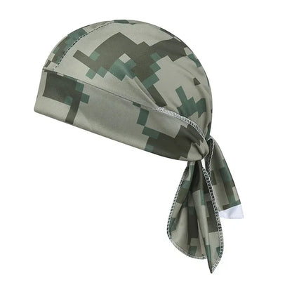 Camouflage Headband Bandana - Breathable Sun Protection Headscarf for Cycling, Sports & Outdoor Wear