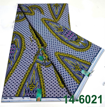 Latest Style Ankara Wax Print Fabric - 100% Cotton High Quality Soft African Real Wax Material