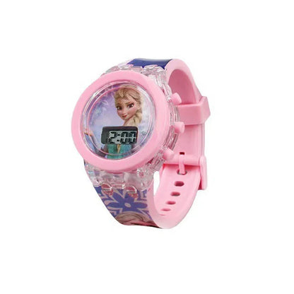 Flash Frozen Mickey Kids Watch - Cartoon Digital Wristwatch for Girls and Boys School Gifts