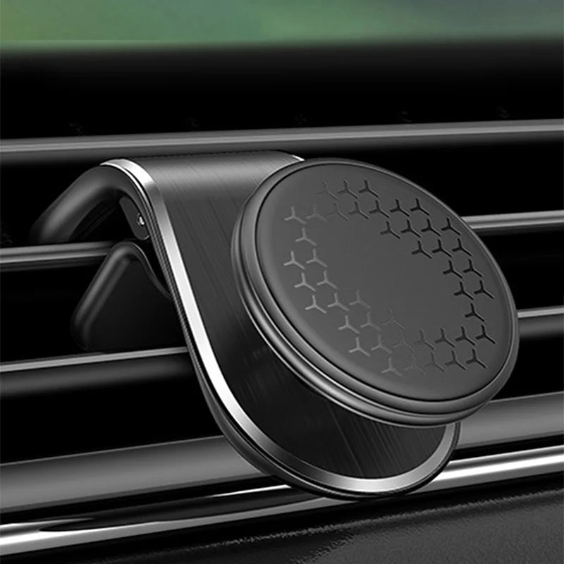 Magnetic Car Phone Holder - Air Vent Mount GPS Smartphone Stand for iPhone Samsung & Xiaomi