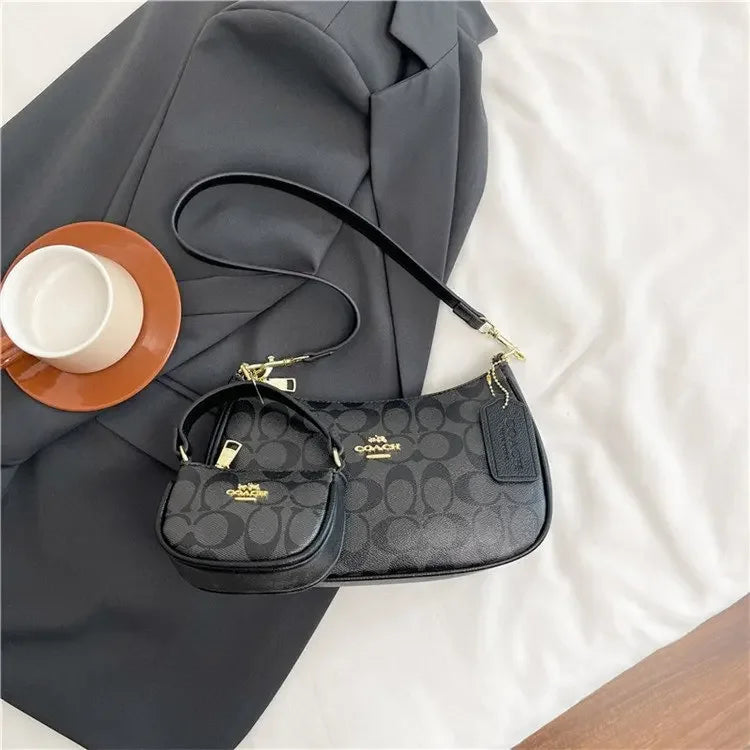 2025 Modern Vintage Cherry Crossbody Bag – Mahjong-Style Chain Shoulder & Underarm Bag, Women’s Light Luxury