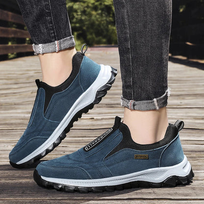 Men’s Non-Slip Hiking Shoes - Wear-Resistant Casual Sports Sneakers for Outdoor Walking and Daily Comfort
