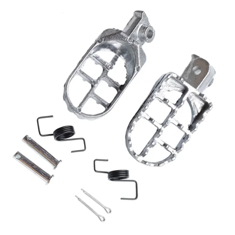 Motorcycle Foot Pegs - Replacement Footrests for Yamaha, Honda CRF/XR Models & Dirt Pit Bikes