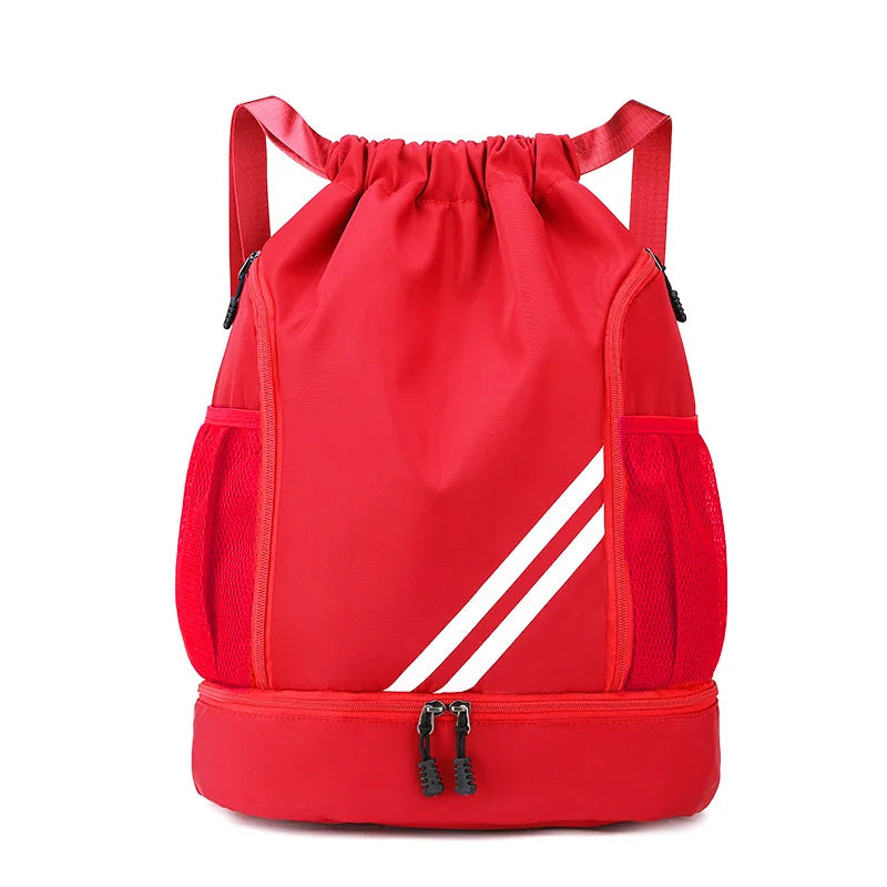 Fitness & Sports Backpack | Gym Bag for Women & Men, Basketball, Soccer, Football Storage with Drawstring Training Knapsack