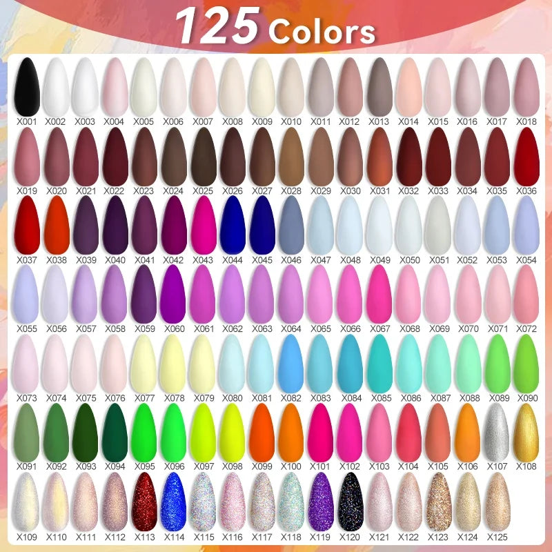 LILYCUTE Solid Color Gel Nail Polish 7ml - Semi-Permanent Soak Off UV LED Gel Varnish for Nail Manicure Art