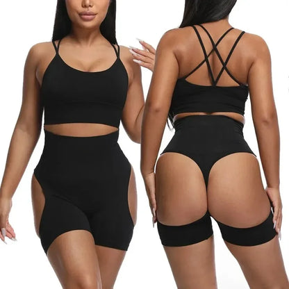 Women High Waist Shaping Panty Butt Lifter Shapewear - Slimming Body Shaper Shorts with Tummy Control and Curvy Fit Design