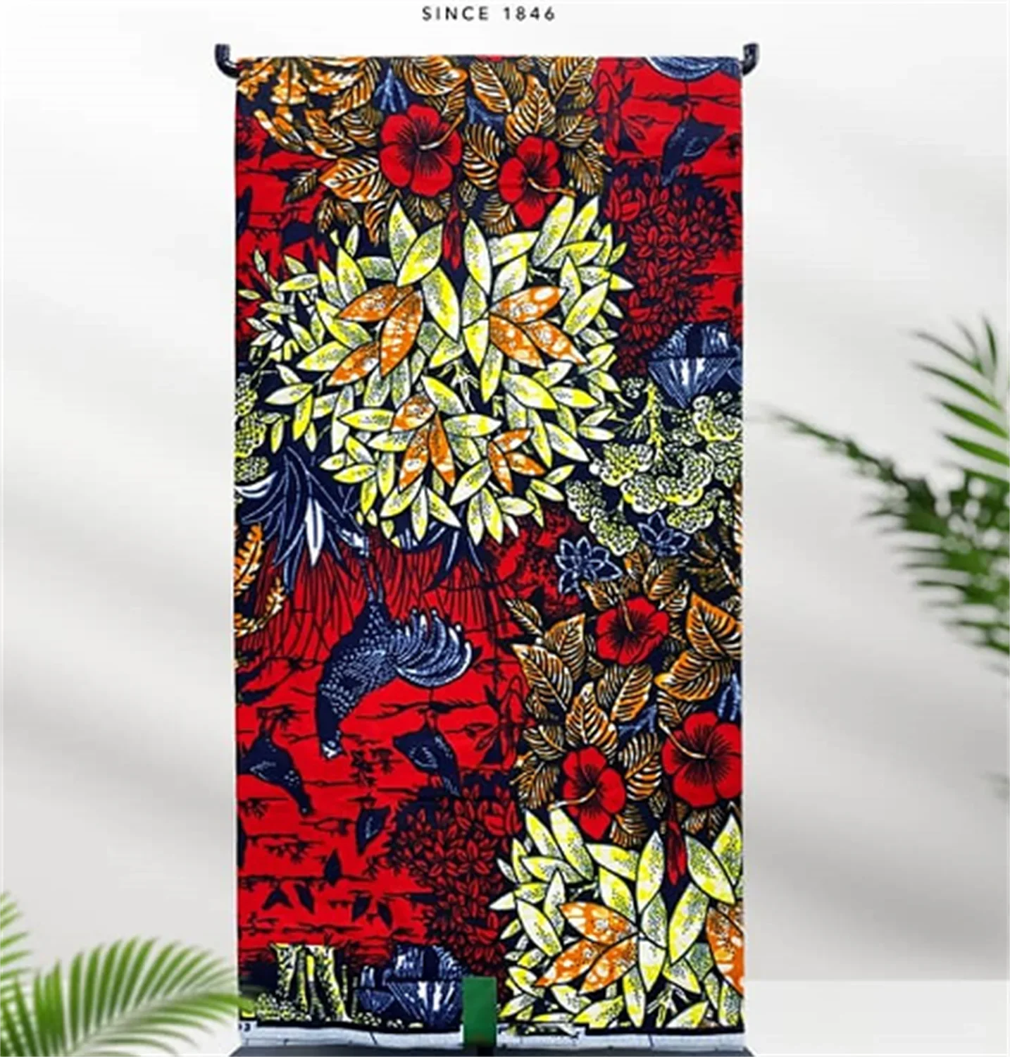 African Real Print Ankara Wax Fabric - Soft 100% Cotton Pagne 6 Yards