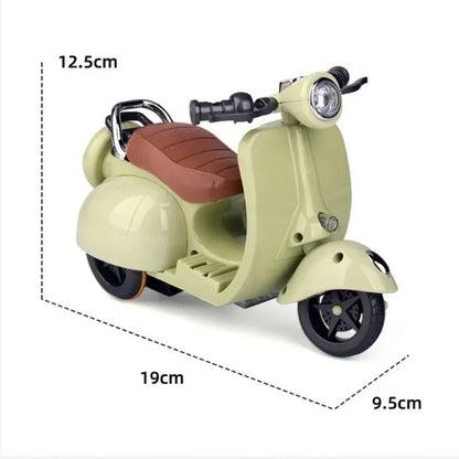 Labubu Doll Mini Electric Motorcycle – Cute Doll Toy with Lights and Music, DIY Accessories, Fun Christmas Gift for Kids