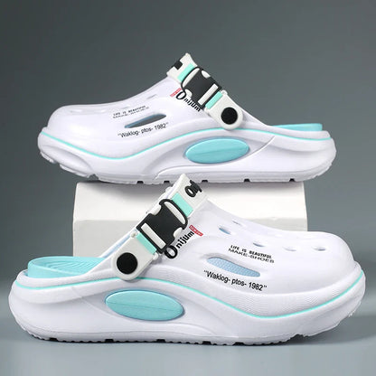Classic Summer Men’s Clogs – Breathable EVA Garden Shoes, Outdoor Beach Slides & Home Sandals
