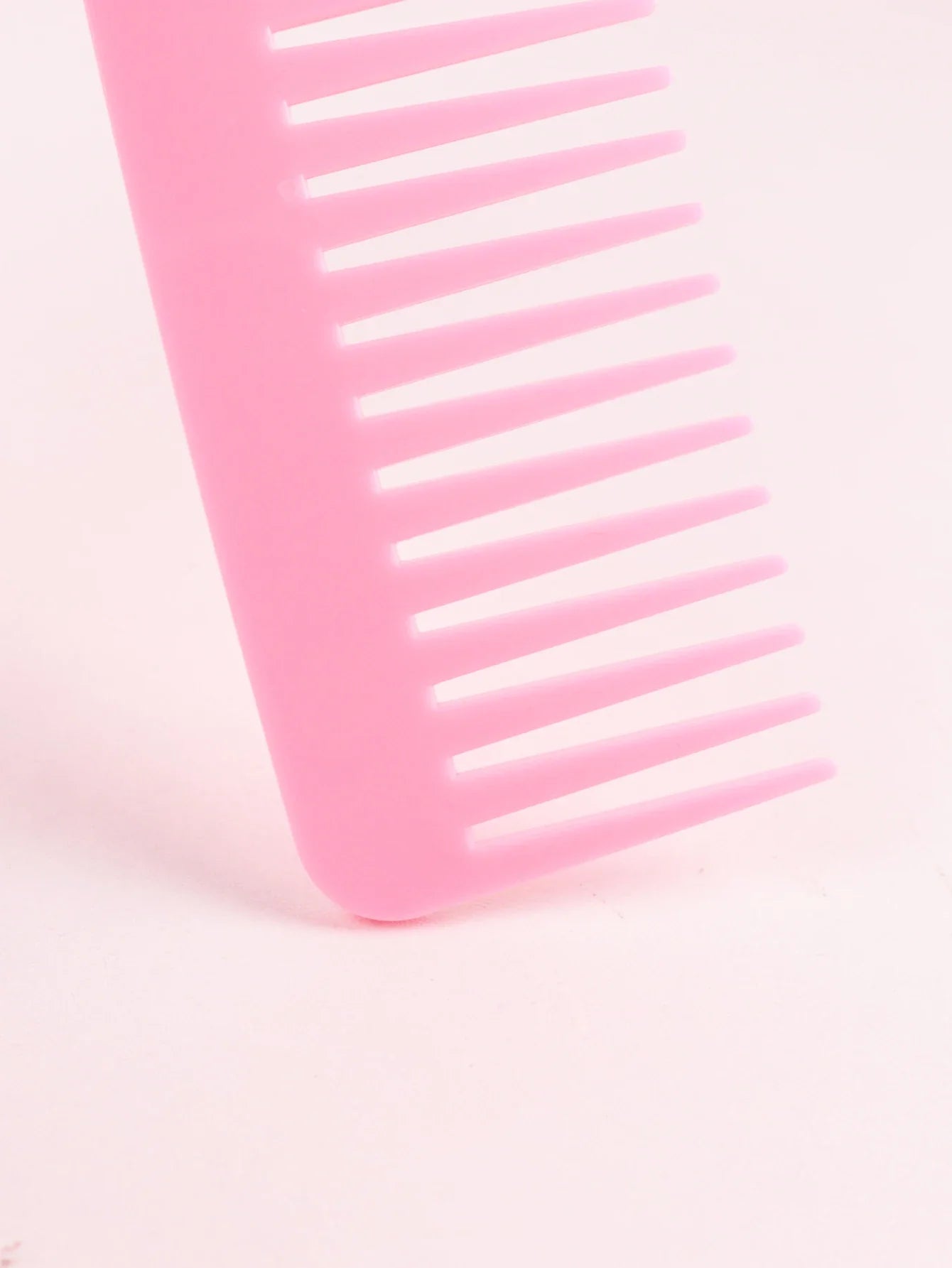 Thick Plastic Heat-Resistant Salon Comb – Anti-Static Long & Wide Tooth Comb for Real Hair Wigs