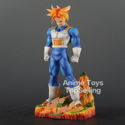 Dragon Ball Z Trunks Figure — 30cm PVC Action Figure with Two Heads, Collectible Toy for Kids & Gifts