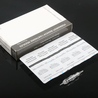 Professional PMU Cartridge Needles – 1R 3R 5R Screw Tips for P300 Rotary Tattoo Machine, Eyebrow & SMP Use