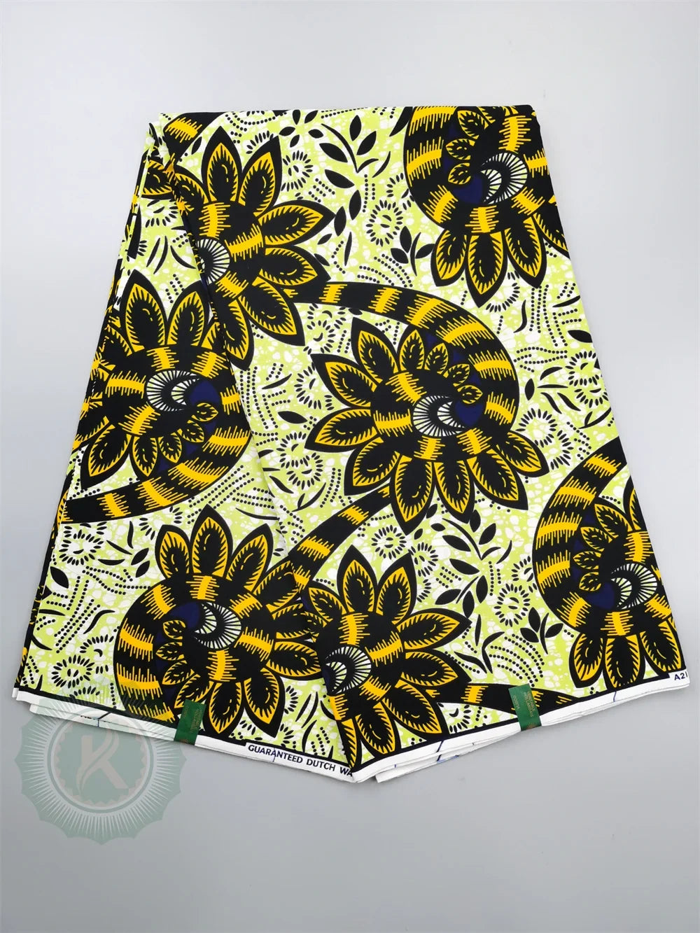 African Wax Fabric - Cotton Nigerian Ankara Batik Block Print Sewing Cloth